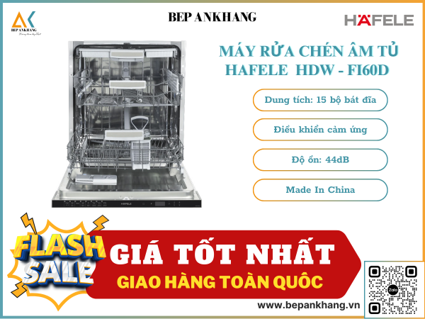 MÁY RỬA CHÉN ÂM TỦ HAFELE  HDW - FI60D 533.23.320 